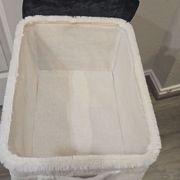 Juicy Couture Home JUICY Bold Crown Logo Velour Decorative Storage Basket - Picture 8 of 8